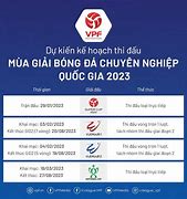 Lịch Bóng Đá V League Việt Nam 2024